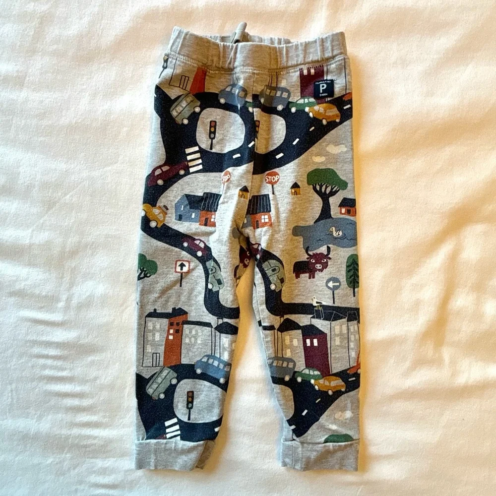 Polarn O. Pyret long sleeve tee and pants, size 85, 1-1.5 years